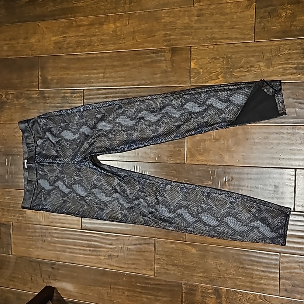 ZARA snakeskin print jeggings